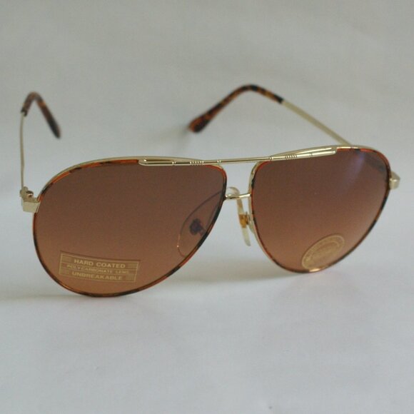 NWT TruVintage DoubleBridge Goldenmax Aviator w/hydrophobic lens tech sunglasses - Picture 2 of 9